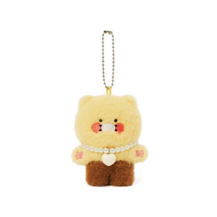 Kakao Friends Flat Boucle Necklace Keychain Doll - main image 3