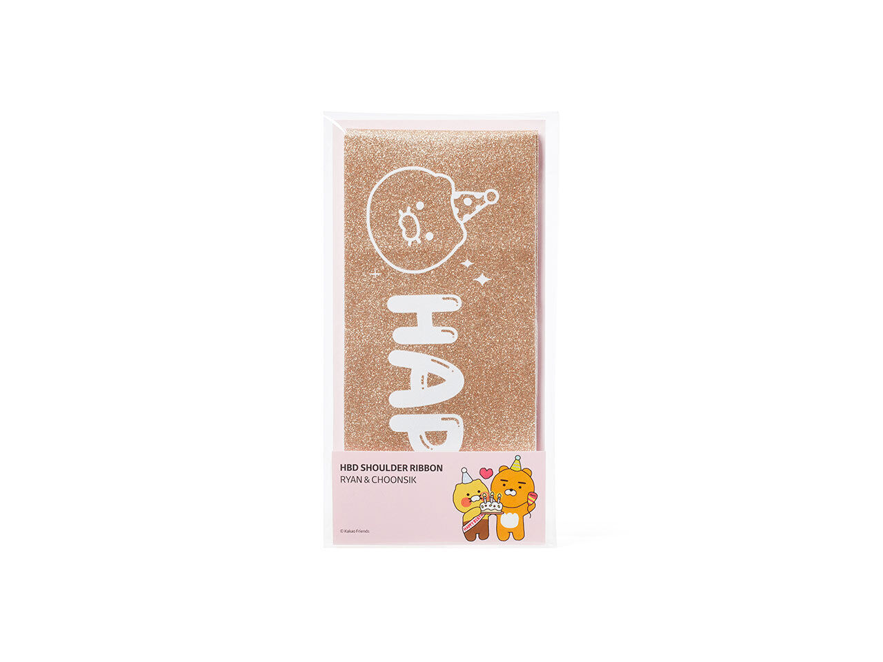 Kakao Friends HBD Shoulder Ribbon Ryan and Choonsik - main image