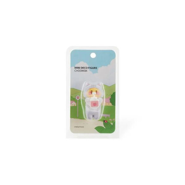 Kakao Friends Mini Deco Figure Choonsik - Strawberry Milk Cat Image 4
