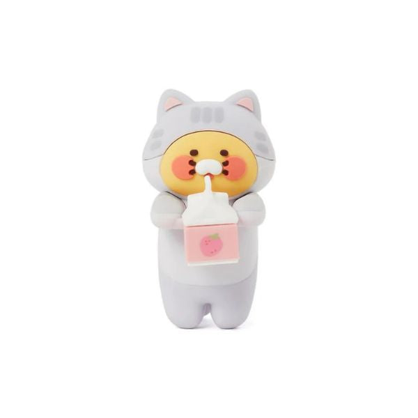 Kakao Friends Mini Deco Figure Choonsik - Strawberry Milk Cat Main Image