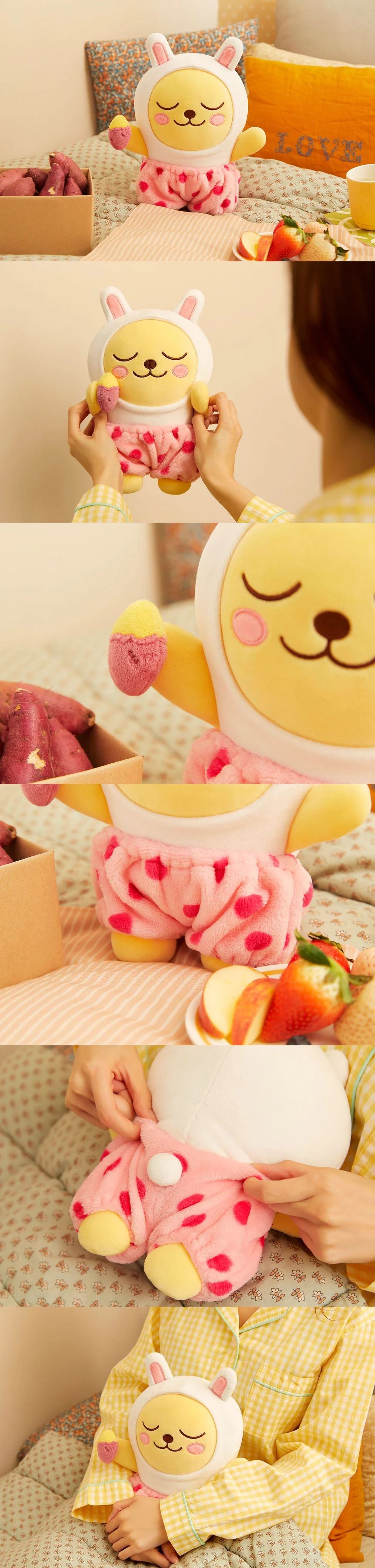 Kakao Friends - Muzi Wearing Choonsik's Pants Plush Doll