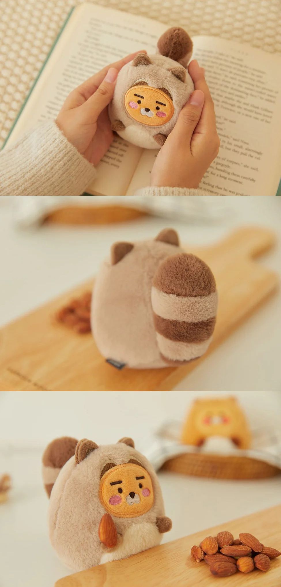 Kakao Friends - Raccoon Hot Pack Plush Doll [Ryan]