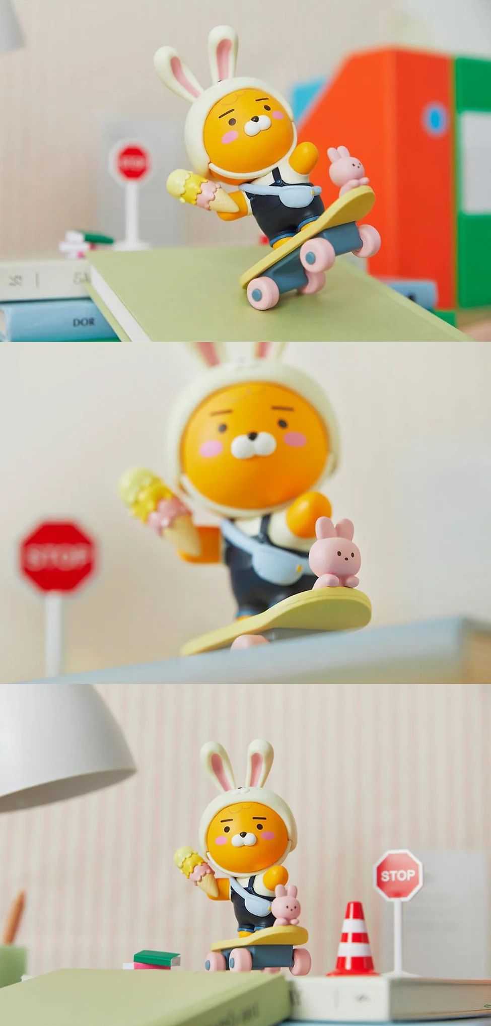 Kakao Friends - Skateboard Figure [Little Ryan]