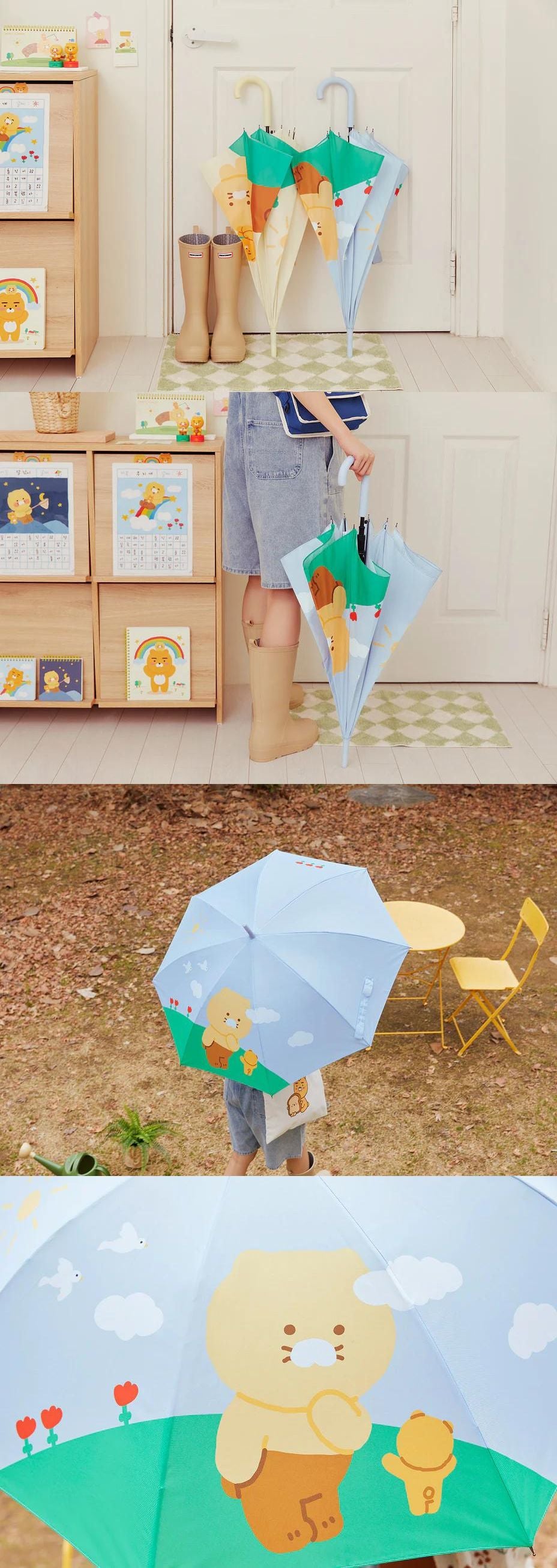 Kakao Friends - Sky Blue Dream Diary Umbrella