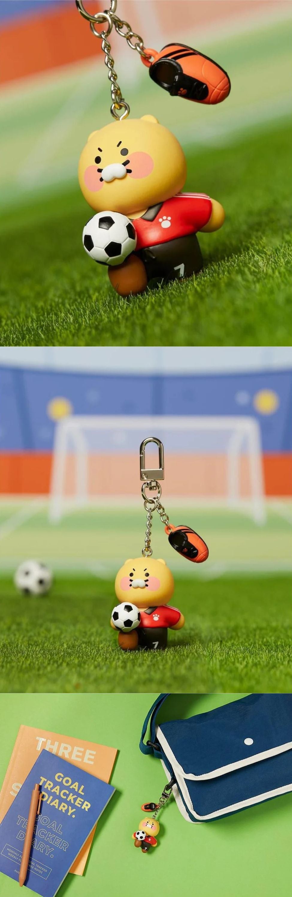 Kakao Friends - Soccer Figure Keyring [Choonsik]