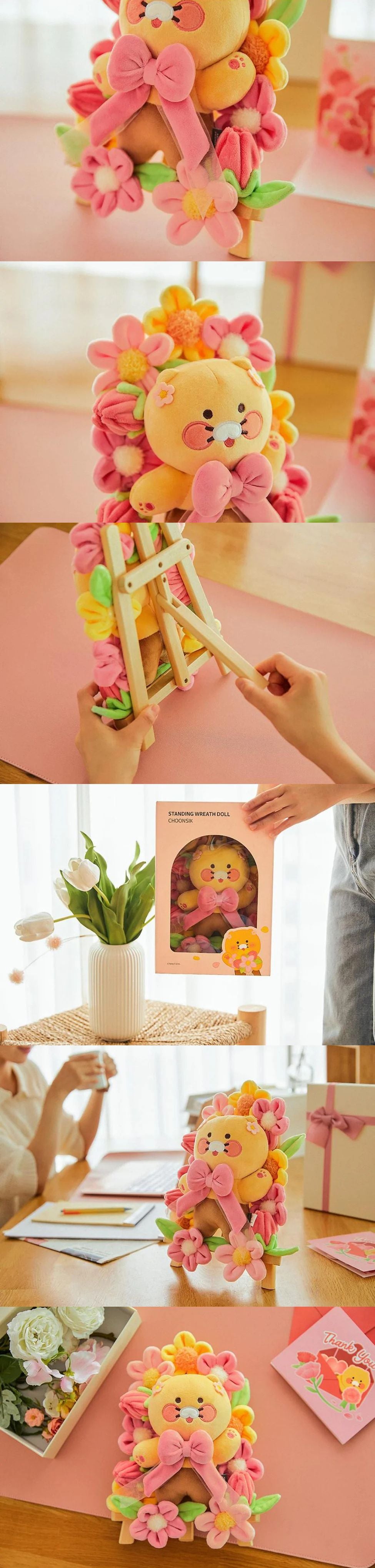 Kakao Friends - Standing Wreath Plush Doll [Choonsik]
