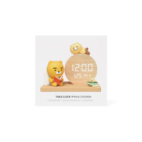 Kakao Friends Table Clock Ryan and Choonsik - Image 6