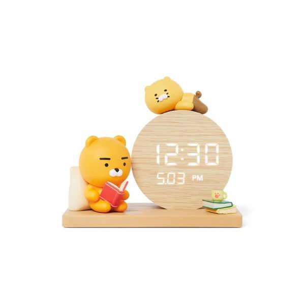 Kakao Friends Table Clock Ryan and Choonsik - Main Image