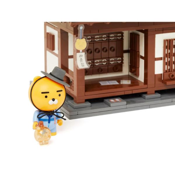 Kakao Friends - Traditional Korean House Brick Figure [Ryan