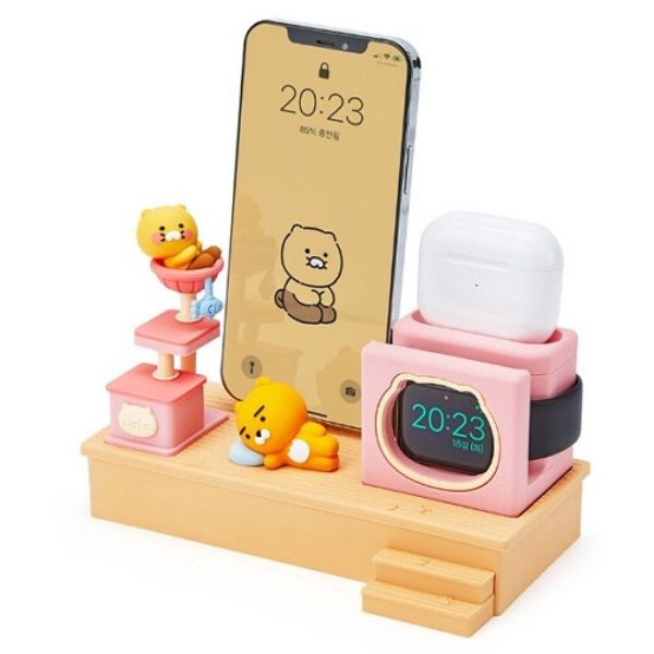 Kakao Friends - Triple Apple Charging Stand [Ryan & Choonsik