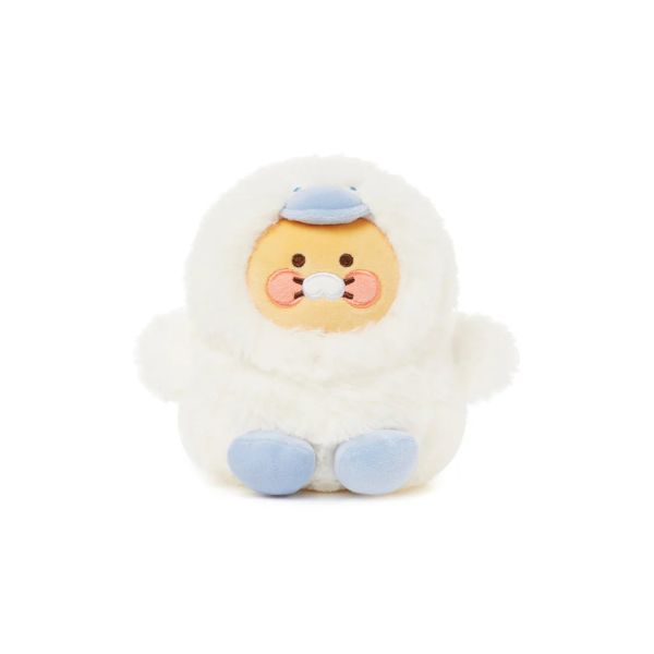 Kakao Friends White Edition Snow Duck Mini Plush Doll Choonsik - Main Image