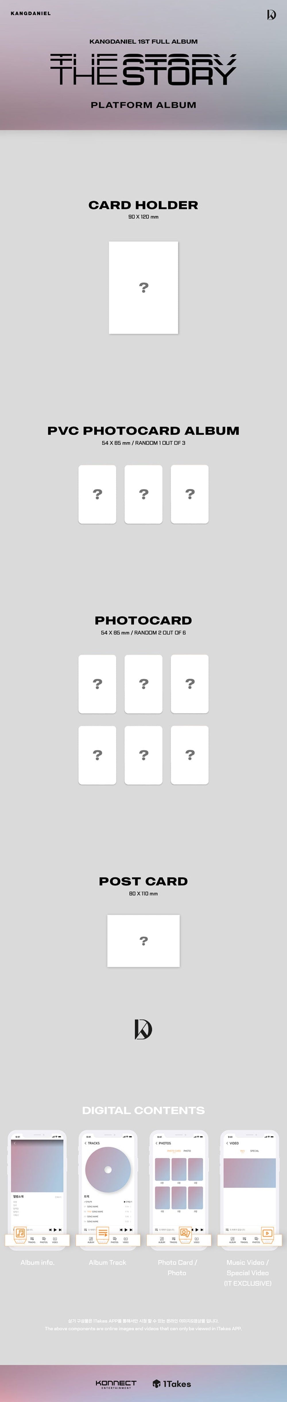 KANG DANIEL - The Story [1st Full Album - Platform Ver.]