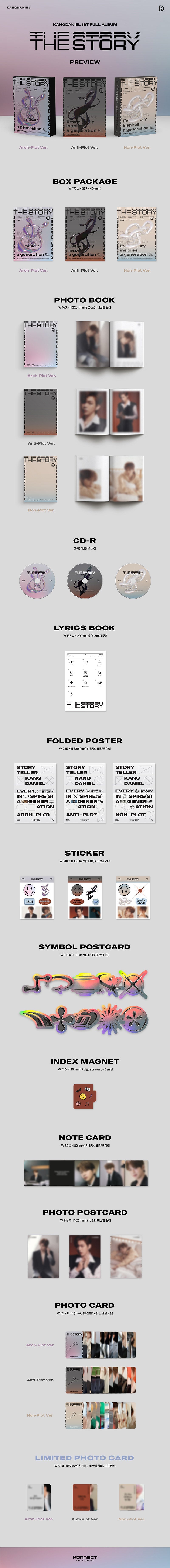 KANG DANIEL - The Story [1st Full Album]