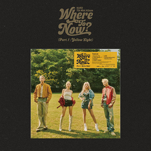 KARD Where To Now Part 1 Yellow Light 7th Mini Album - main image