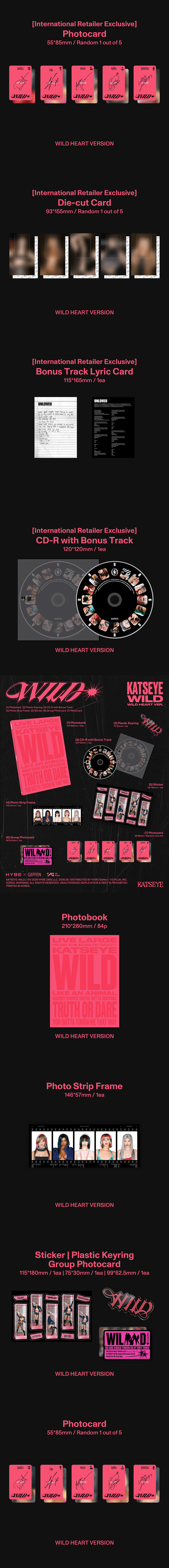 KATSEYE - WILD [3rd EP Album - International Retailer Exclusive Ver.] gallery image 1
