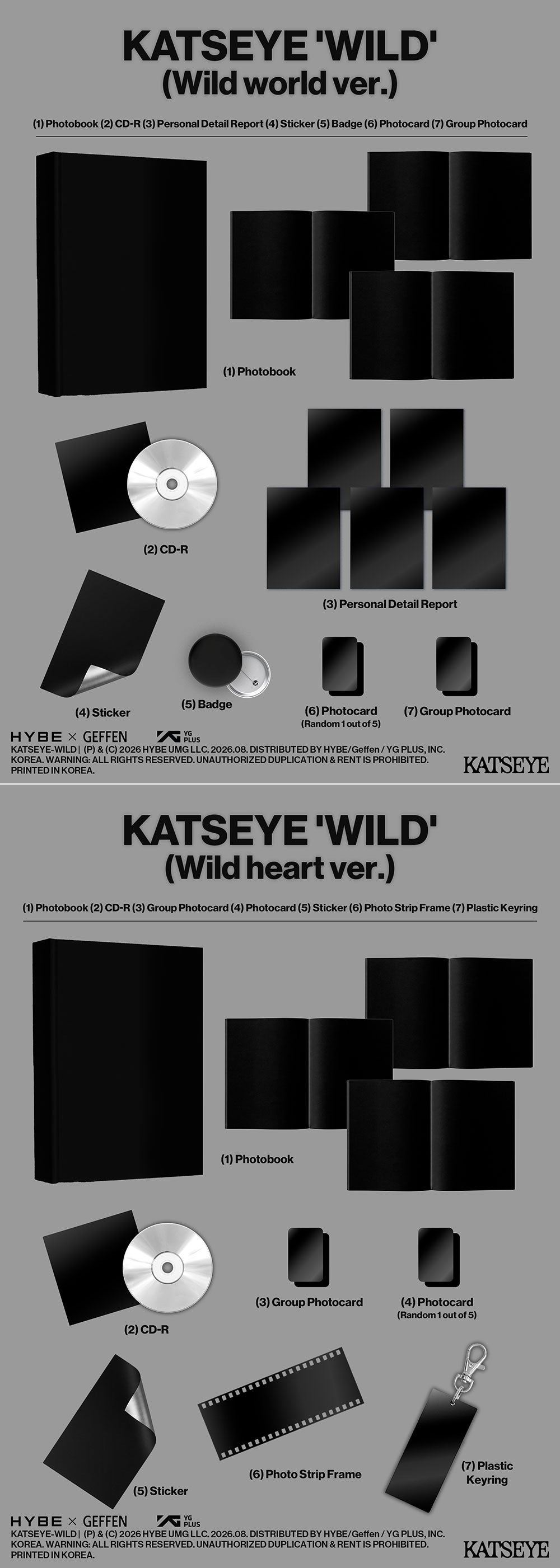 KATSEYE - WILD [3rd EP Album]