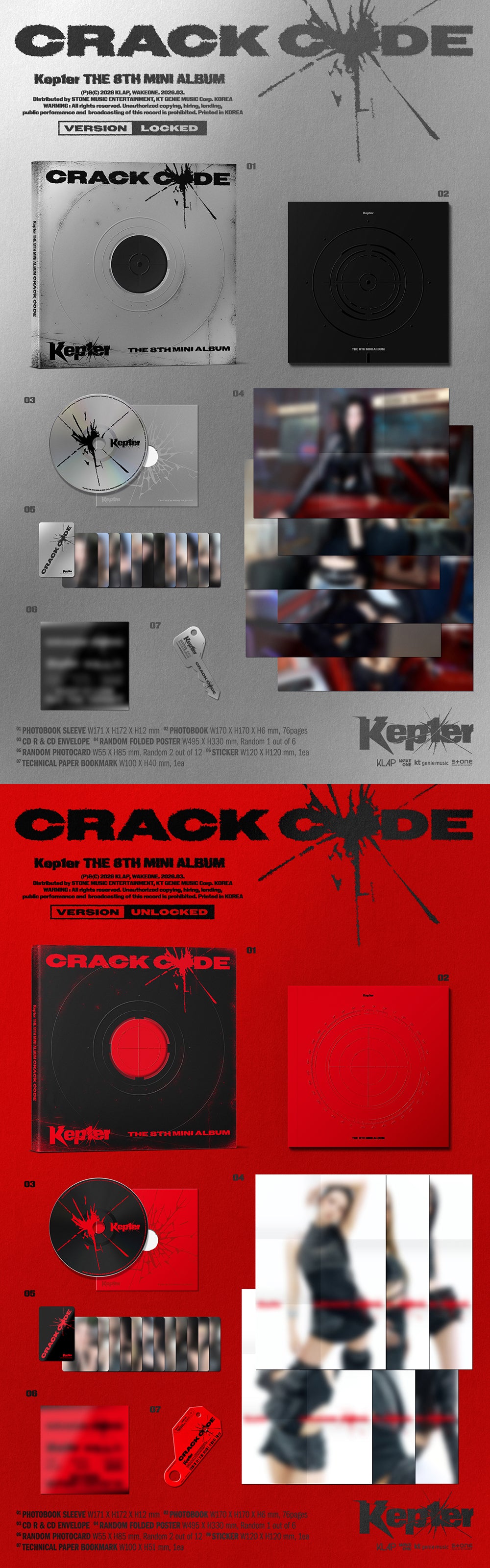 [PRE-ORDER] Kep1er - CRACK CODE [8th Mini Album]