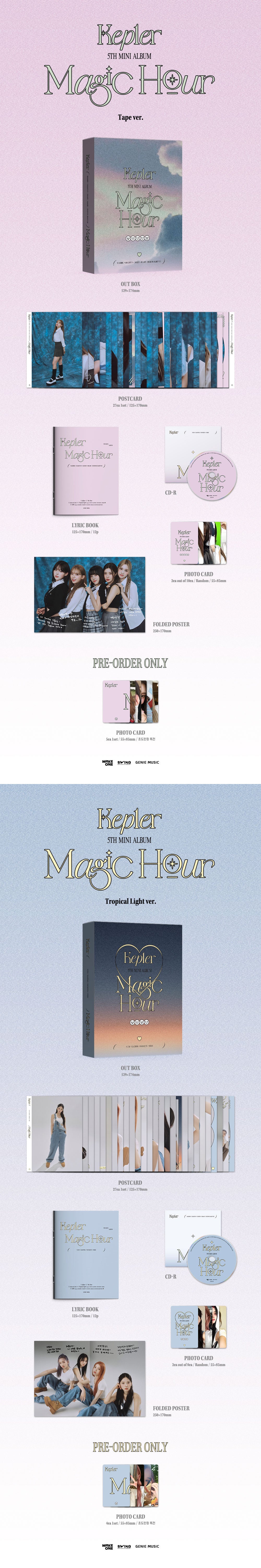 Kep1er - Magic Hour [5th Mini Album - Unit Ver.]