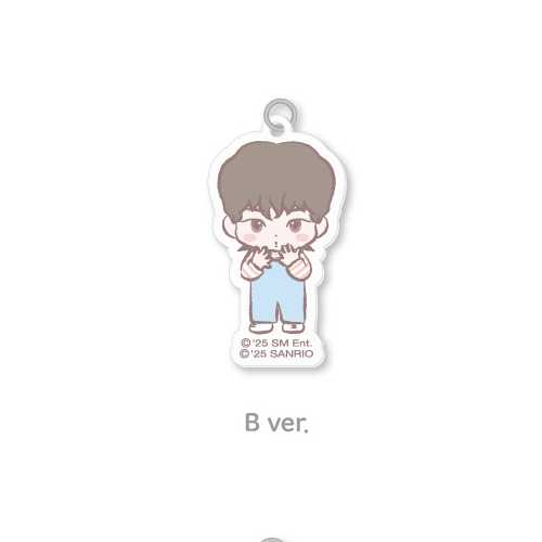KEY DIY Keyring Acrylic Charm Hello Kitty X KEY POP UP Store Official MD -  B Version