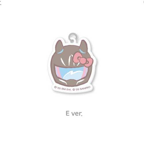 KEY DIY Keyring Acrylic Charm Hello Kitty X KEY POP UP Store Official MD - E Version