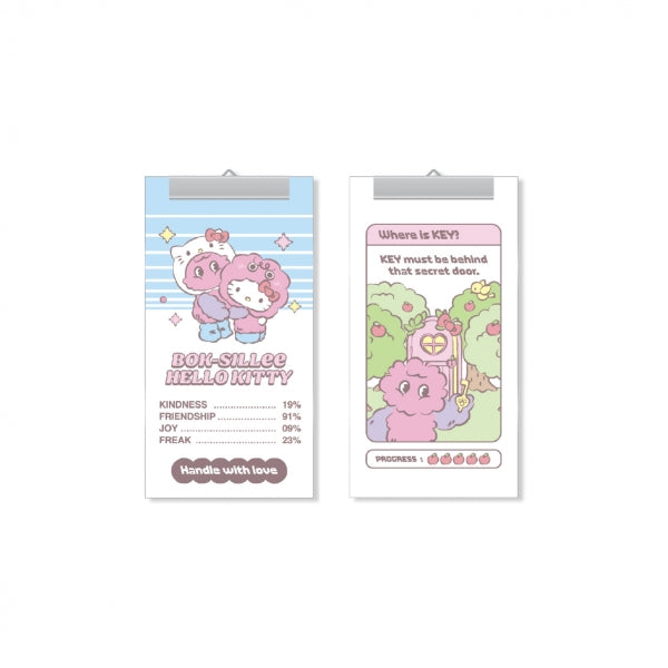 KEY DIY Keyring Label Charm Hello Kitty X KEY POP UP Store Official MD - main image