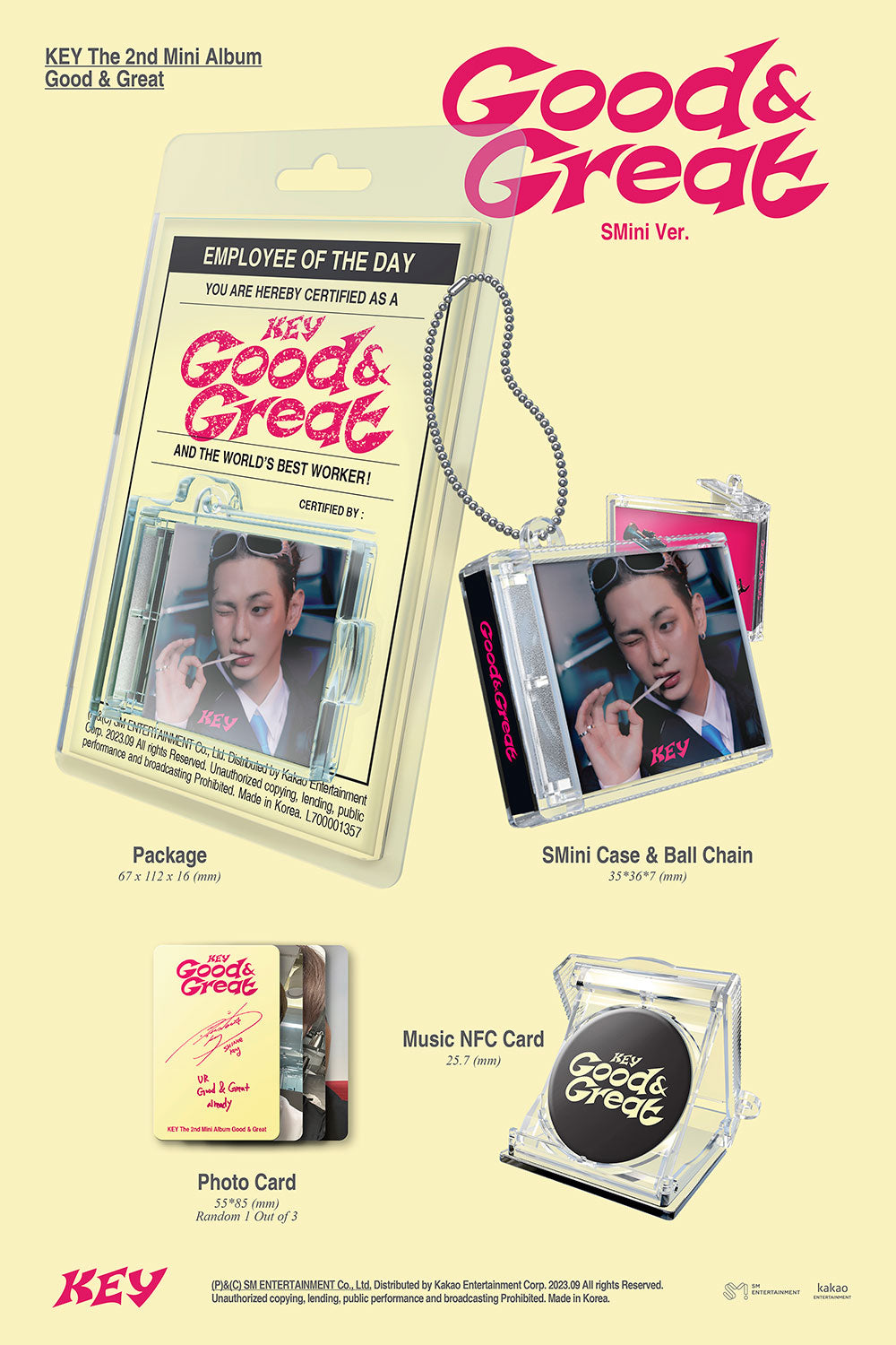 KEY - Good & Great [2nd Mini Album - SMini Ver.]