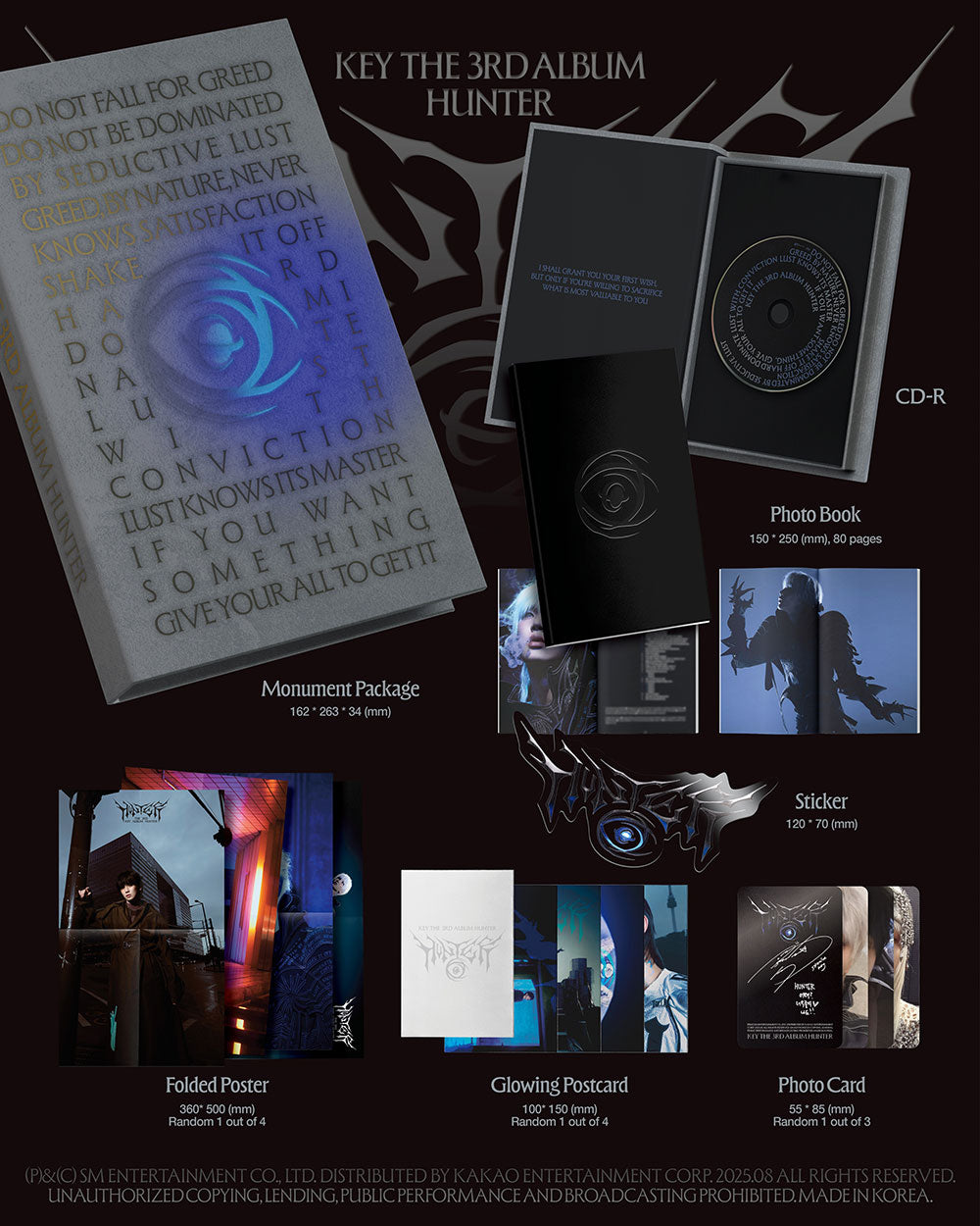 KEY - HUNTER [3rd Album - Monument Ver.] gallery image 1