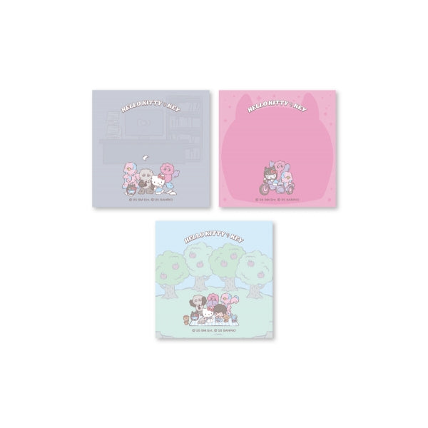 KEY Memo Pad Set Hello Kitty X KEY POP UP Store Official MD - main image