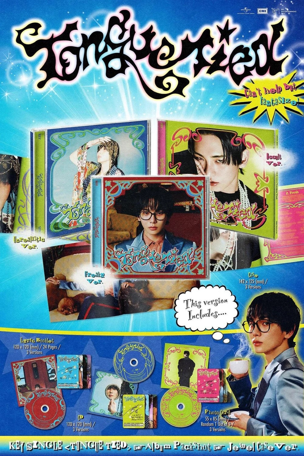 KEY - Tongue Tied [1st JP Single Album - Unrealistic Ver.]