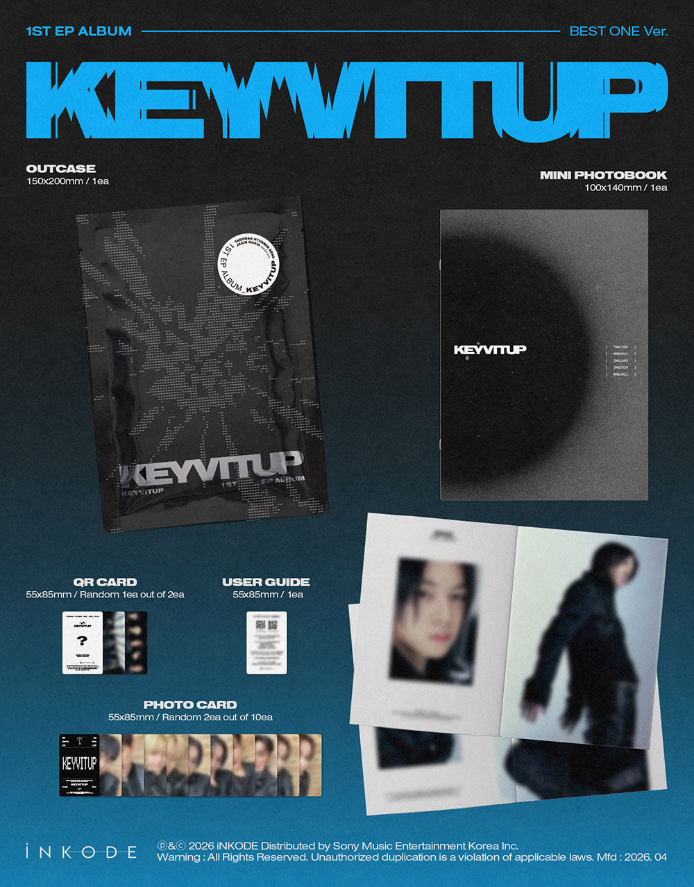 KEYVITUP - KEYVITUP [1st EP Album - BEST ONE Ver.]