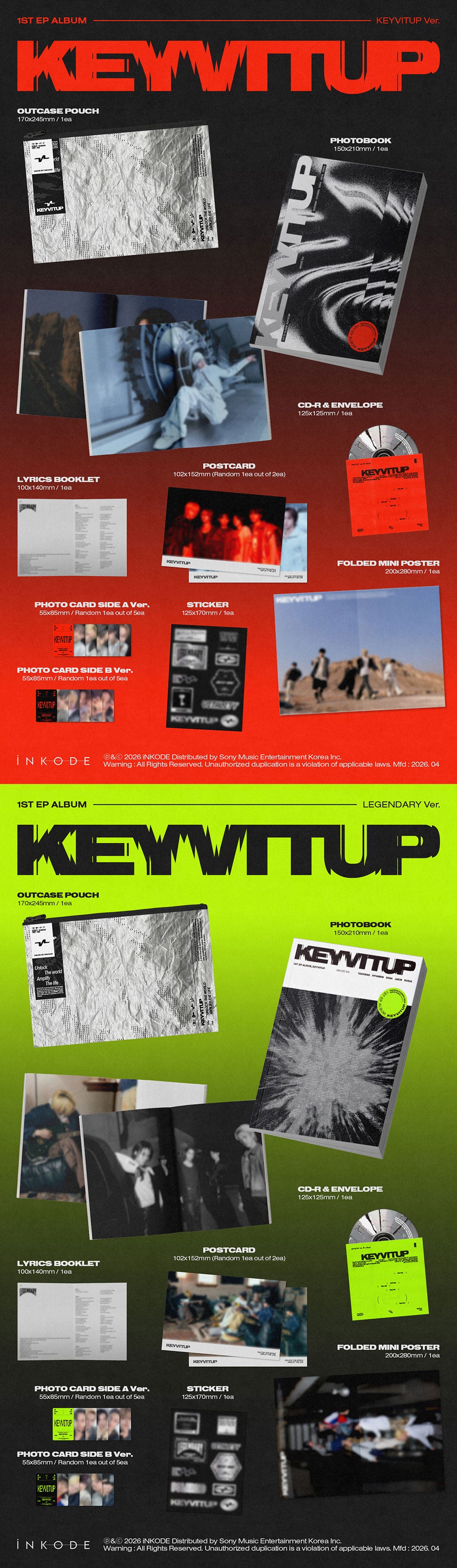 KEYVITUP - KEYVITUP [1st EP Album]