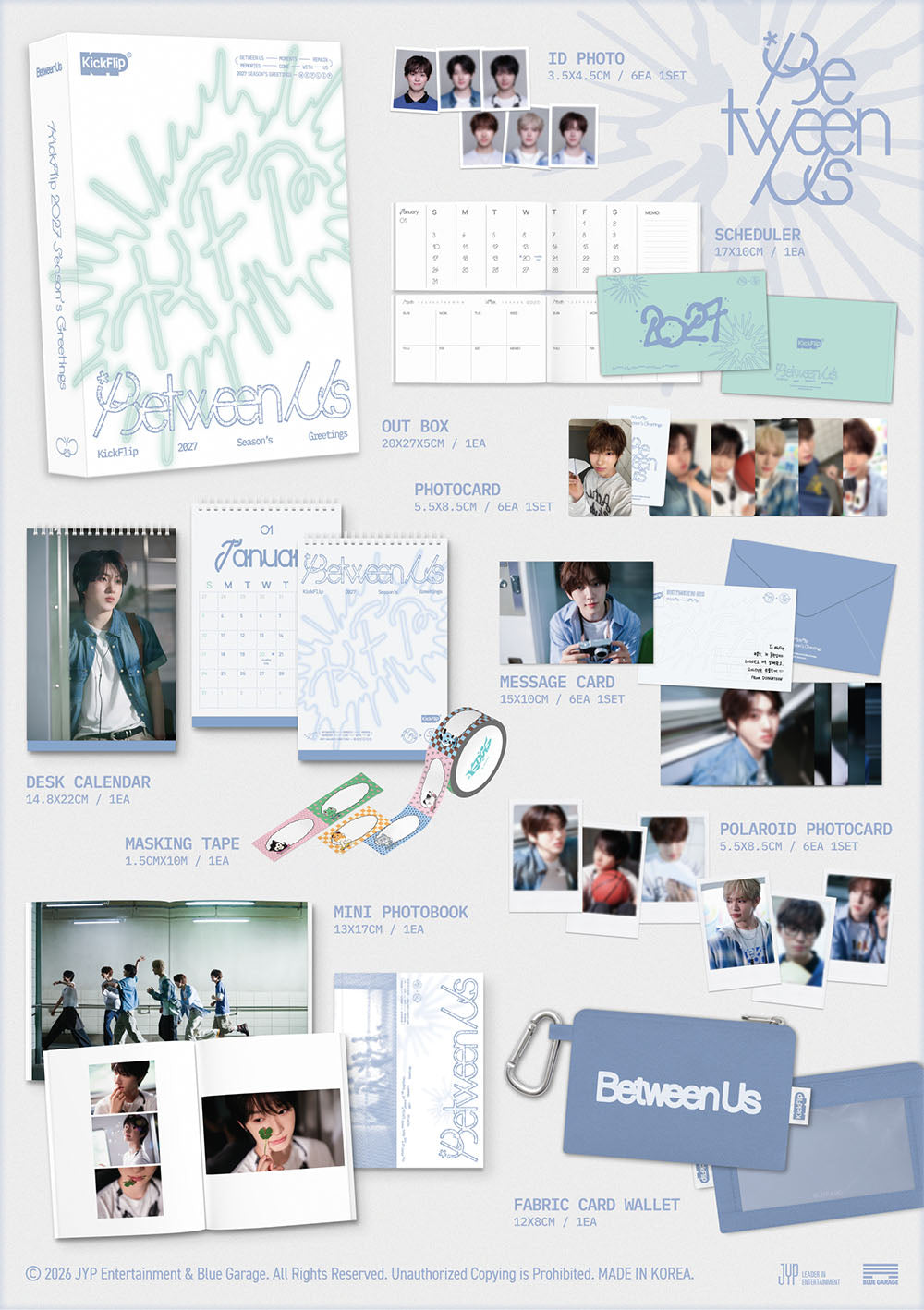 [PRE-ORDER] KickFlip - 2027 Season's Greetings [Between Us] gallery image 1