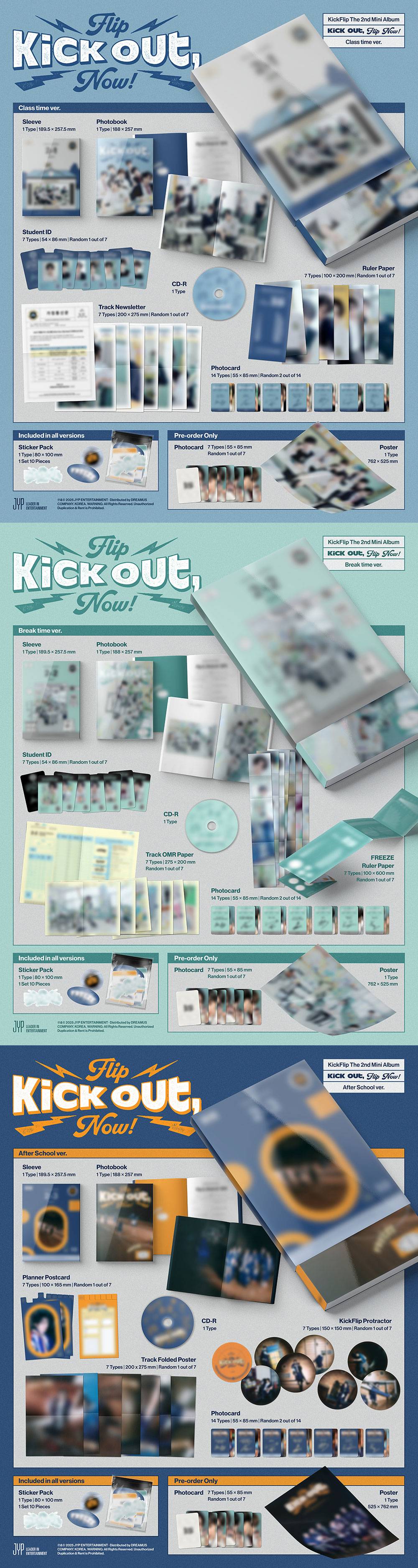 [PRE-ORDER] KickFlip - Kick Out, Flip Now! [2nd Mini Album]