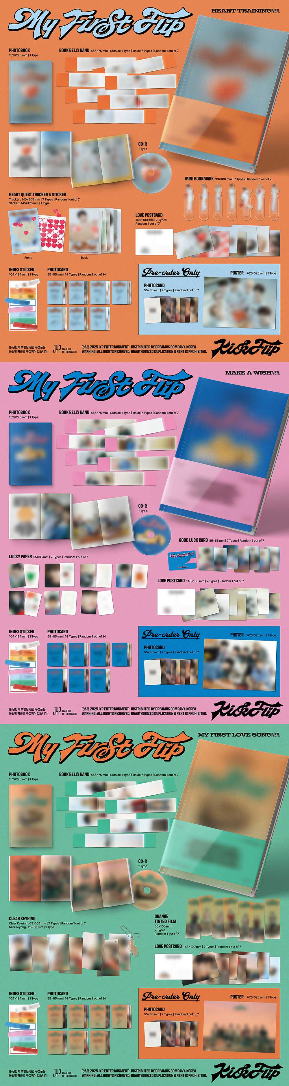 [PRE-ORDER] KickFlip - My First Flip [3rd Mini Album]