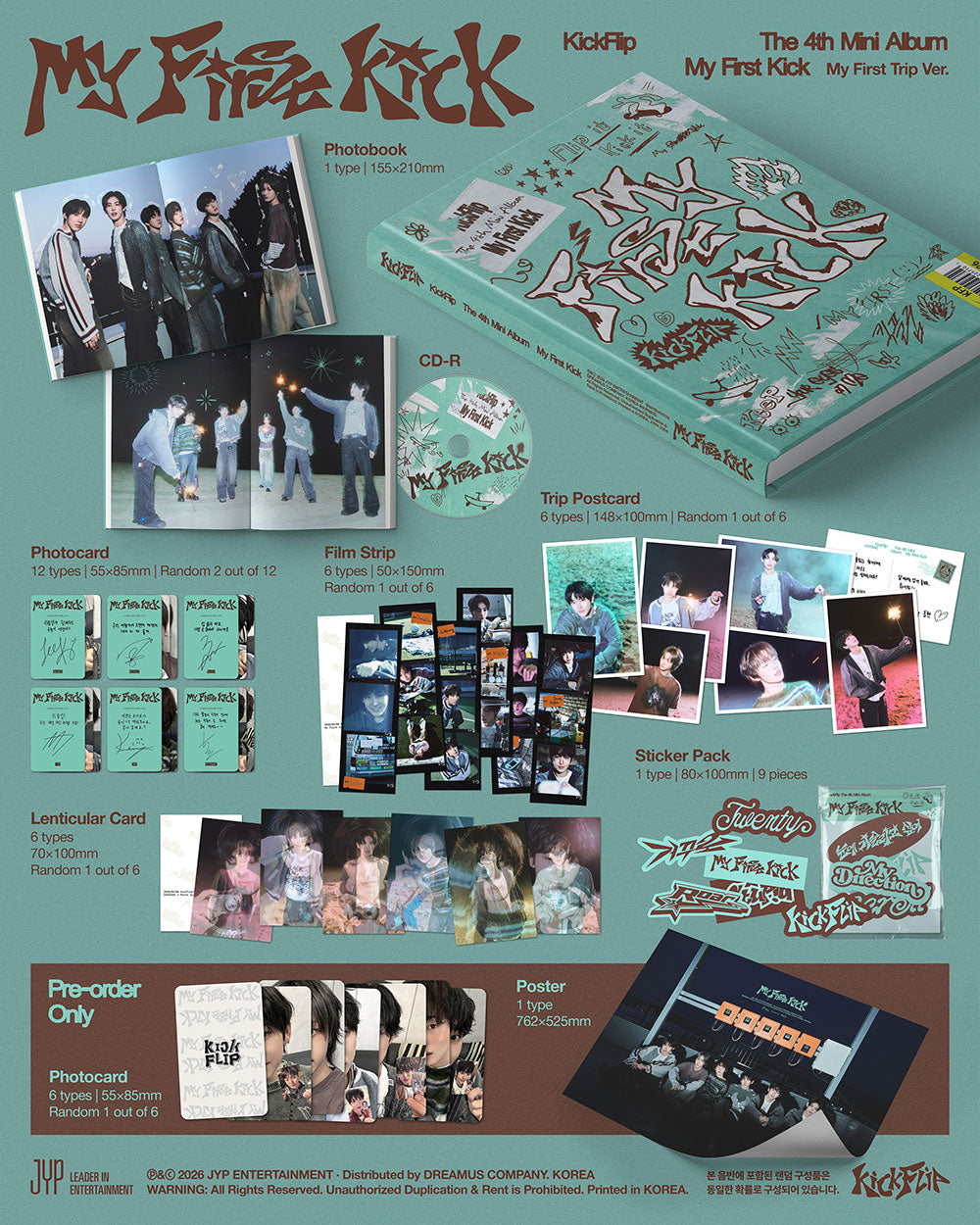 KickFlip - My First Kick [4th Mini Album - My First Trip Ver.] gallery image 1