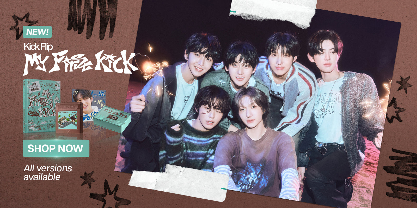 KickFlip My First Kick Album - Banner