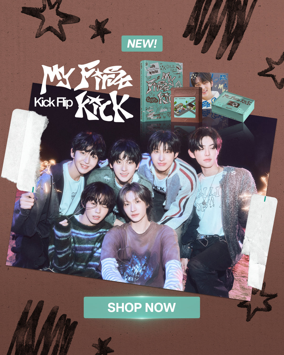 KickFlip My First Kick Album - Mobile Banner