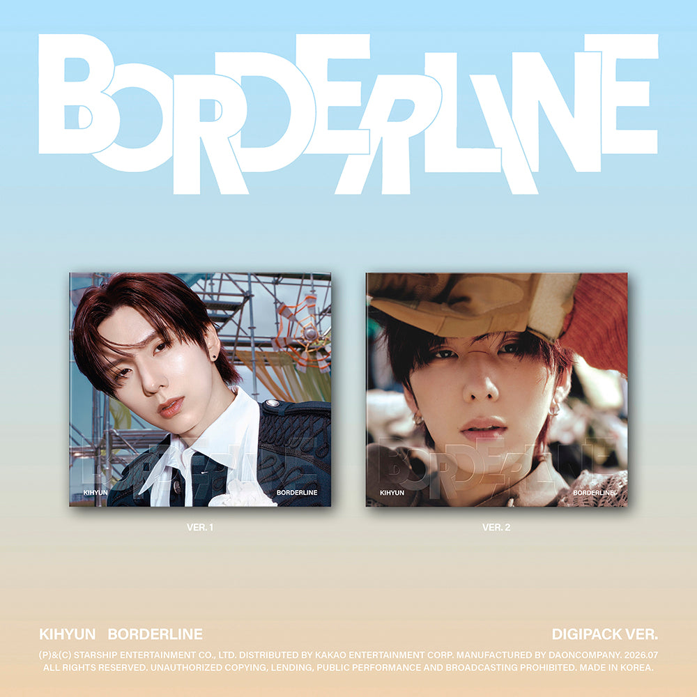 KIHYUN BORDERLINE 1st EP Album DIGIPACK Ver - main image