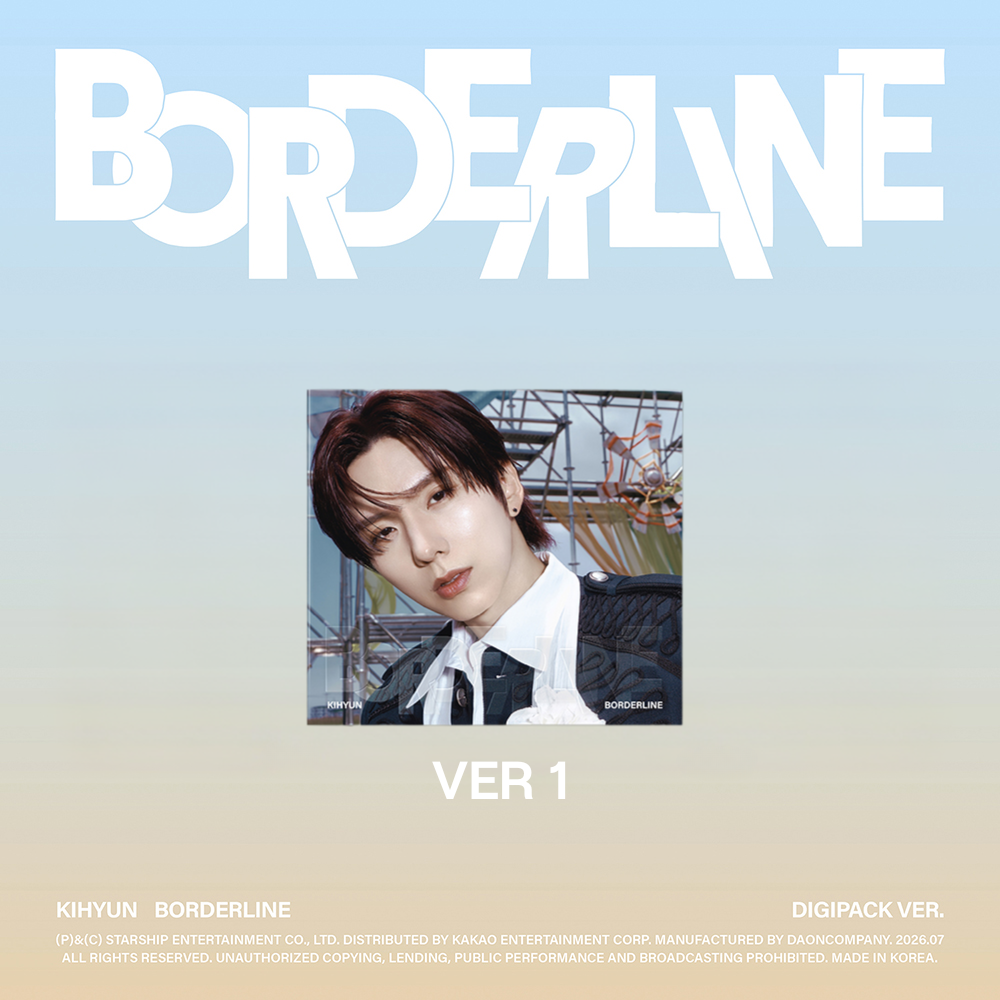 KIHYUN BORDERLINE 1st EP Album DIGIPACK Ver - Ver 1 - main image