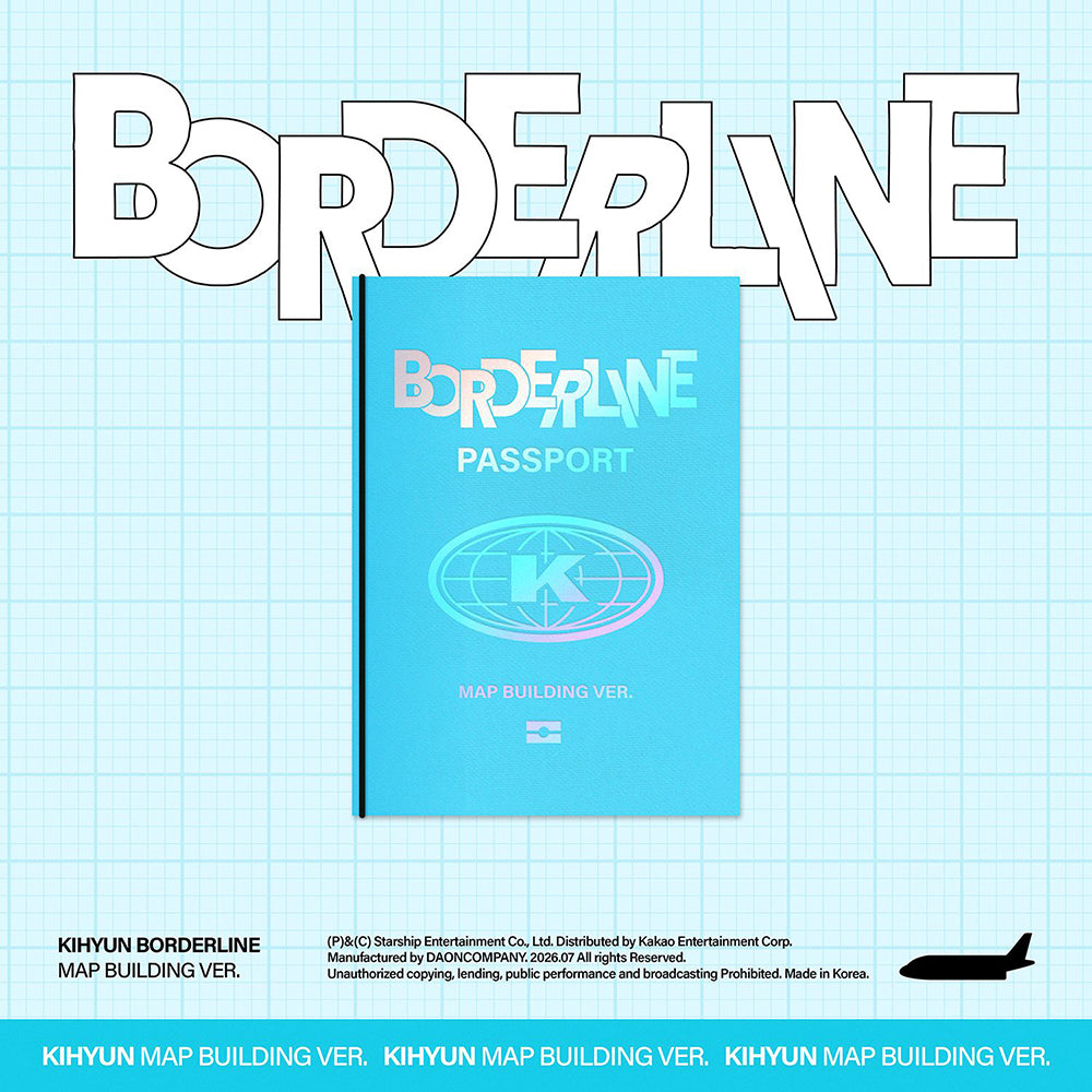 KIHYUN BORDERLINE 1st EP Album Limited Edition MAP BUILDING Ver - main image