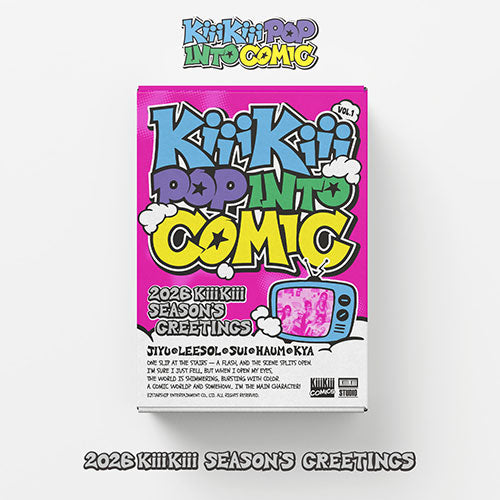 KiiiKiii 2026 Seasons Greetings KiiiKiii POP INTO COMIC - main image