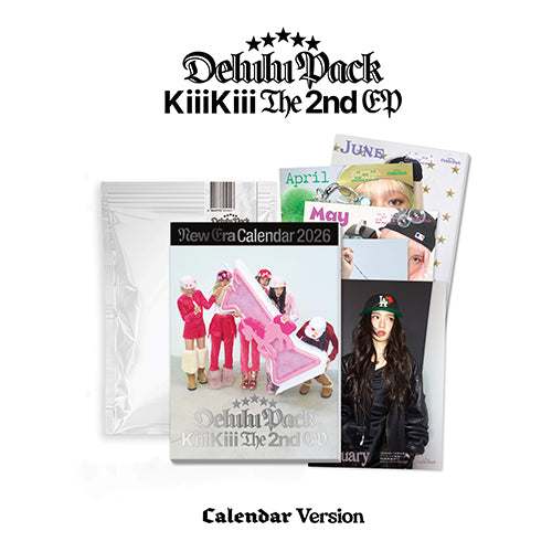 KiiiKiii Delulu Pack 2nd EP Album Calendar Ver - main image