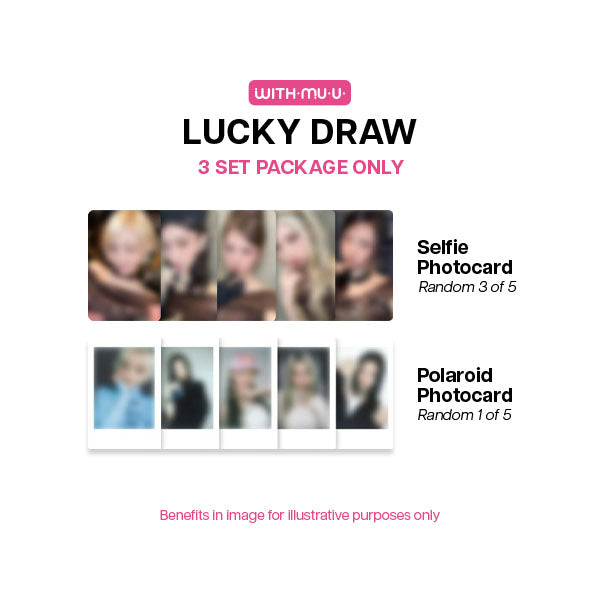 KiiiKiii Delulu Pack 2nd EP Album - Withmuu Lucky Draw Set