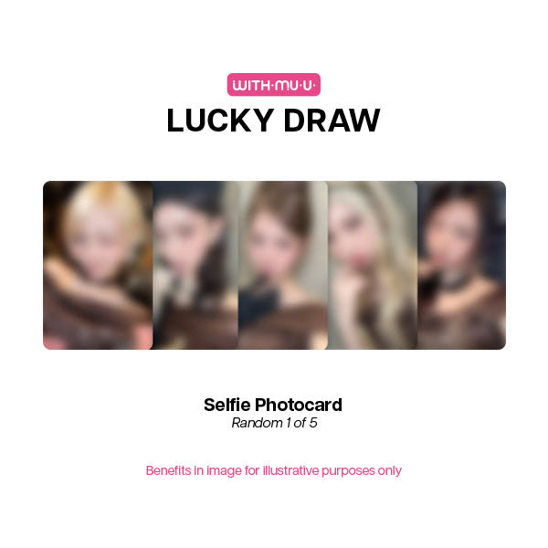 KiiiKiii Delulu Pack 2nd EP Album - Withmuu Lucky Draw