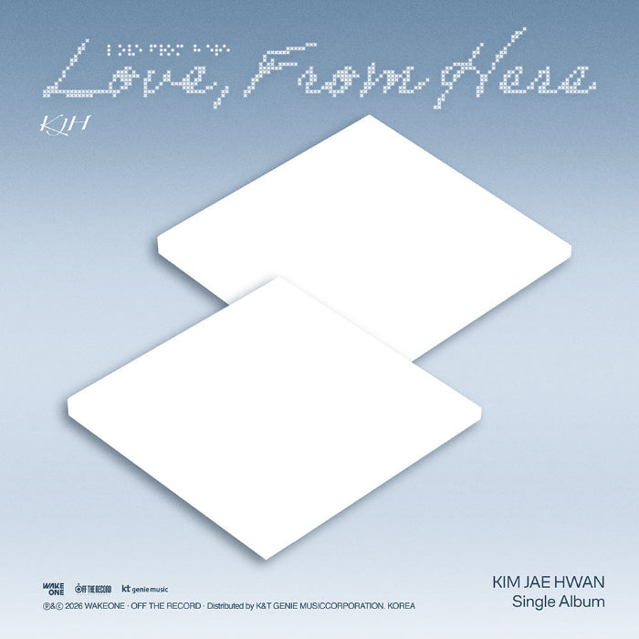 Kim Jae Hwan Love From Here 3rd Single Album - main image