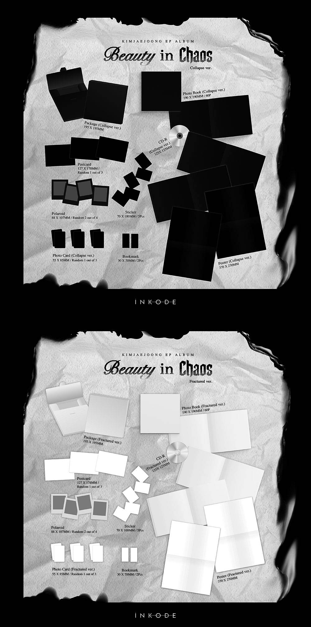 KIM JAE JOONG - Beauty in Chaos [1st EP Album]
