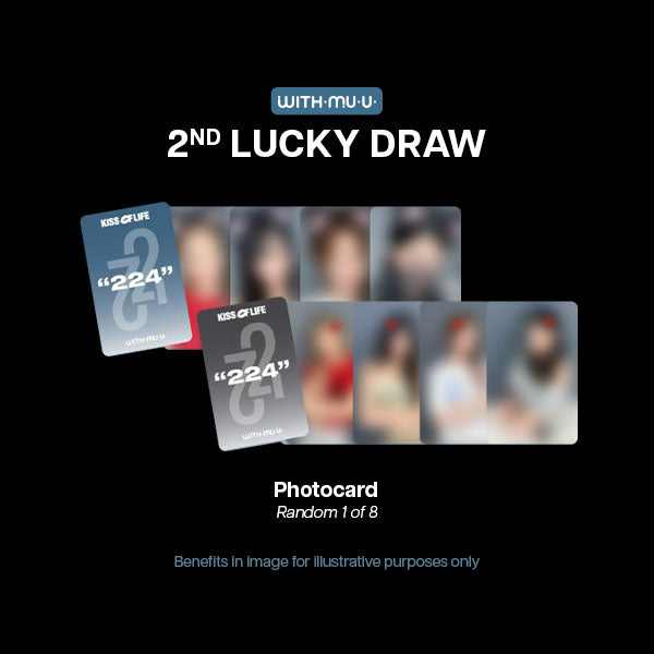 KISS OF LIFE 224 4th Mini Album Magazine Ver - Withmuu 2nd Lucky Draw POBs