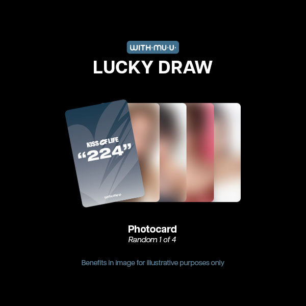 KISS OF LIFE 224 4th Mini Album Magazine Ver - Withmuu Lucky Draw POBs