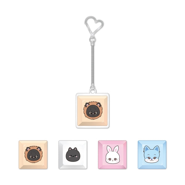 KISS OF LIFE Key Cap Keyring Set KISS OF LIFE THE 2ND ANNIVERSARY Official MD - main image
