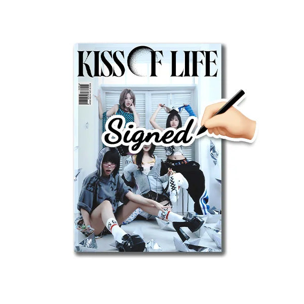 KISS OF LIFE Lose Yourself 3rd Mini Album Magazine Signed version